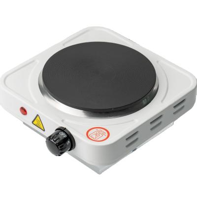 China Hot Sale 1000W Hot Plate Single Burner Electric Stove Overheat Protection for Cooking Electric Cookers Multi Heater Oven Portable Solid Hotplates for sale