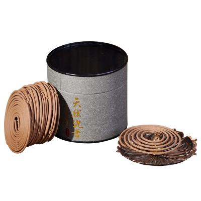 China Agarwood / Sandalwood Fresh Air Incense Sandalwood Coil 4 Hours Burn Incienso Fragrance Bakhoor Arabic Aromatherapy Scent Pure Oud Coils for sale