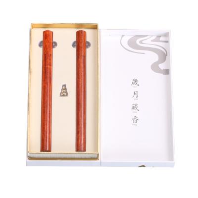 China Ash Catcher Gift Pack Incienso Bakhoor Agarbatti Chinese Censer Incense Holder Rosewood Arabic Incense Sticks Burner for sale