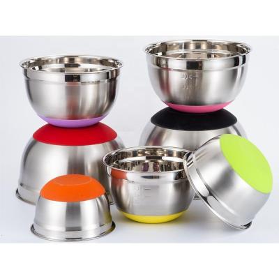 China Best Disposable Hot Sales Price Household Kitchenware Manufacturer 201/304 Stainless Steel Round Shape Salad Mixing Bowl for sale