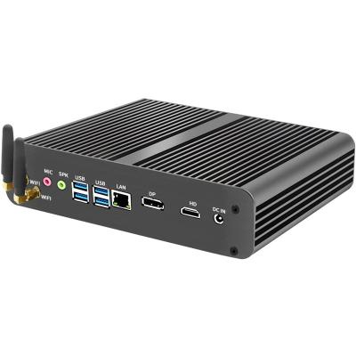 China For Mini Business PC Windows 11 Pro Fanless Computer with i7 1165G7 32G DDR4 RAM | 1T NVME SSD Iris Xe Graphics HDMI Dual DP Display 4K for sale