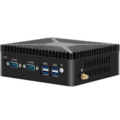 China Mini Industrial PC/HTPC Celeron J4125 2.0GHz 4GB RAM| Fanless SSD 64GB Computer With Dual Band WiFi And Dual LAN HDMI VGA Win10 Pro Minipc for sale