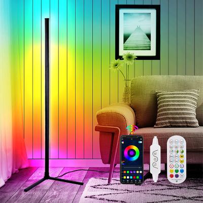 China Modern Nordic Single APP Remote Control Led Decorative Standing Corner Floor Lamp 165CM Adjustable 85CM Modern 125CM For Bedroom for sale