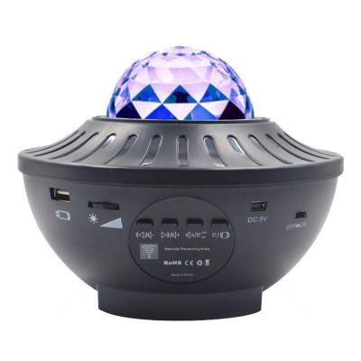 China Round Smart Star Led Night Projector Light Laser Sky Star Projector BT Music Speaker Galaxy Starry Projector With Remote Control for sale