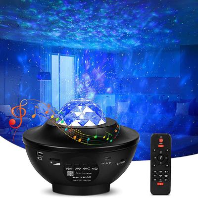 China Round Warm Home Lighting Romantic Lamp Aurora Starlight Music Galaxy Sky Star Projector Light Laser Night Lamp for sale