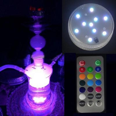 China Light Base Which Can Be Used In Or Under Vases / Shisha Glass Hookah 2018 New Design Led Light Base With LED Light for sale