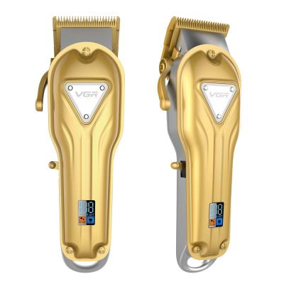 China New Metal Car VGR134 Amazone High Power Professional Hair Trimmer Oil Shaver Electric Head Shaver for sale