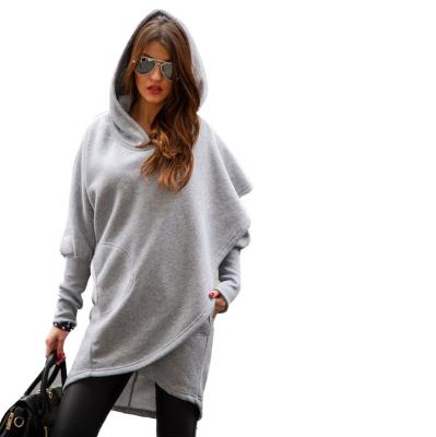 China 2020 Fashion Hot Women Anti-wrinkle Factory Sale Irregular Oversized Pullover Hoodie for sale