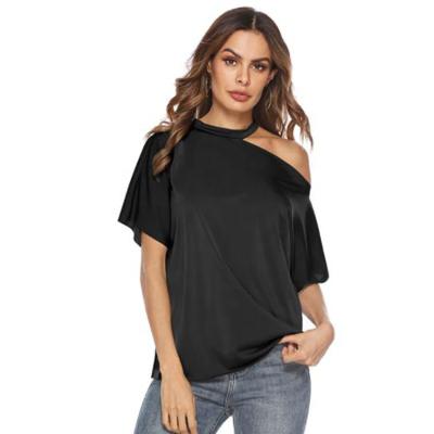 China Factory direct new fashion women's short sleeve anti-pilling drop shoulder T-shirts for sale