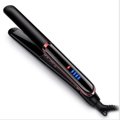 China Safety Tourmaline Ceramic Steam Iron Flat Iron with Vapor Steam Hair Straightener PORTABLE HAIR STRAIGHTENER for sale