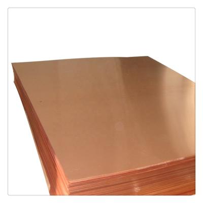 China Widely Used Anodized Copper Plate 5mm 4mm Sheet Price C11000 C10200 C17200 Copper Sheet 10mm Thick for sale