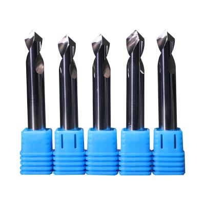 China Factory Direct Sale CNC Process High Quality Center Drill Bit Carbide Countersink Chamfering Drill Bit For Metal Aluminum for sale