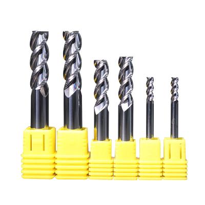 China Hot Sale Carbide Factory Direct Aluminum Solid End Mills For Cnc Machine Tool for sale