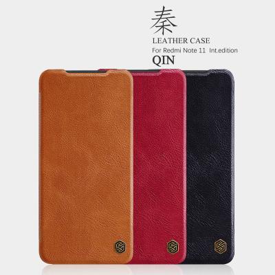 China Nillkin Shockproof Phone Case for Xiaomi Redmi Note11 Int.edition with Card Holder Flip Case for sale