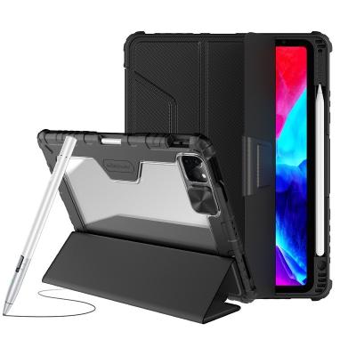 China Adjustable Stand Nillkin Tablet Bumper Case with Tablet Stand Camera Protective Shockproof iPad Case for iPad mini 6 for sale