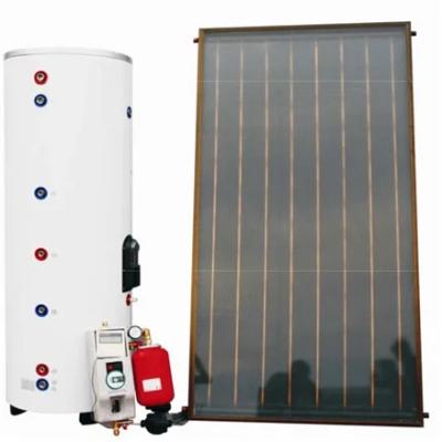 China Outdoor 300l Split Flat Plate Pressurized Solar Water Heater for sale