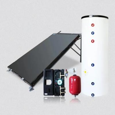 China Outdoor Reasonable Price 300 Liters Split System Pressurized Solar Flat Panel Water Heater In UAE for sale