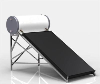 China Built-in outdoor 100 liters pressurized flat plate calentador agua solar water heater for camping for sale