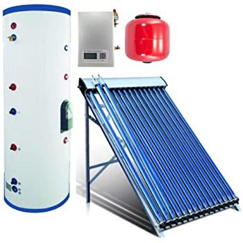 China 3000liters Outdoor Split Pressurized Solar Water Heater System With Vacuum Tubes And Cutting Machine for sale