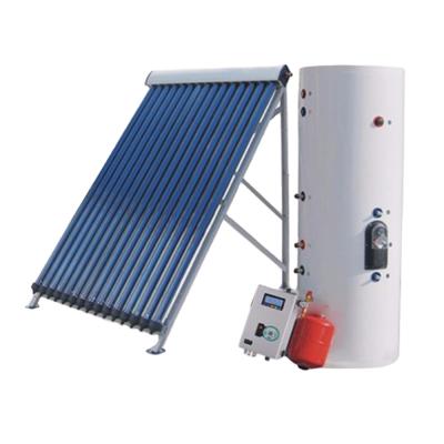 China Outdoor 200l Electric Water Heater Solar And Copper Coil In Water Tank for sale