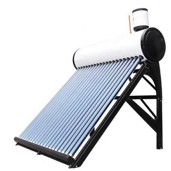 China Outdoor non-pressurized evacuated tube calefone solar water heater with digital controller for sale