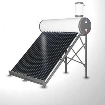 China Outdoor Non-Pressurized Whole House Solar Water Heater Solaris With Electric Back Up For Costa Rica for sale