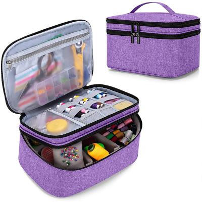 China Fashoion Travel External Multifunctional Waterproof Makeup Oxford Package Lipstick Holder Handle Nail Polish Carry Bag for sale