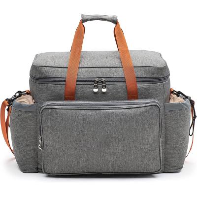 China 2023 Newest Fashion Style Portable Camping Travel Insulated Handel Bag Cooler Lunch Food Carrying Case External Picnic Packed Bag for sale