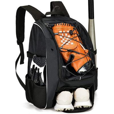 China Wholesale High Quality 2023 New Design Multicolor Baseball Single Bag Custom With Padded Waterproof Baseball Backing Backpack ZBQB-001 for sale