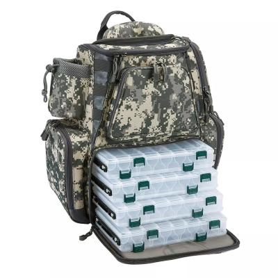 China Multi=functional Multi=functional Camouflage Aim Backpack Sports Fishing Tackle Tactical Fishing Tackle Bag for sale