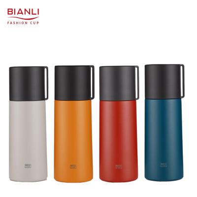 China PORTABLE Custom Print 12oz Double Wall Insulated Thermo Flask Vacuum Flask Portable Stainless Steel Sports Bottle for sale