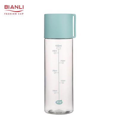 China 2021 New Product Stored Reusable Promotional Fitness Designed Leak Proof Clear Water Bottle for sale