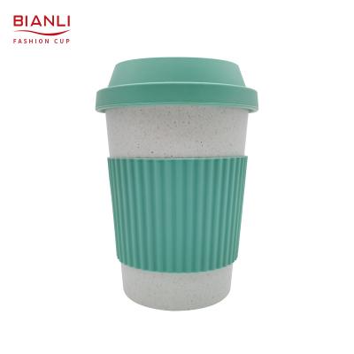 China Logo Travel Minimalist Outdoors Unique Custom Viable Customized Compostable Reusable Plastic Coffee Cup Mugs for sale