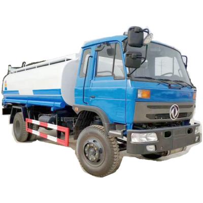 China Carbon steel or aluminum Dongfeng 4x2 4x4 170hp 12000 liter fuel tank truck for sale for sale