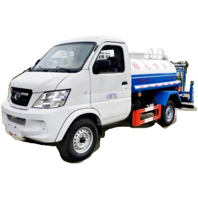 China Changhe Hotels 4x2 2ton 3ton 2000 liters 3000 liters water tank truck transporter for sale