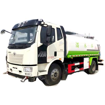 China Hotel Factory Supplier 4x2 10000 Liter Water Tank Truck FAW Water Pump Truck for sale