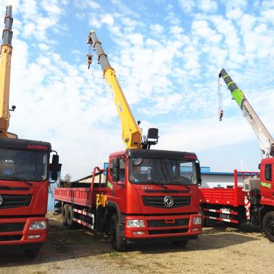 China CRANE TRUCK Dongfeng 10 ton hydraulic truck crane 2 axle mini truck mounted crane 4x2 truck mounted crane for sale for sale