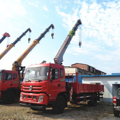 China Small Truck CRANE DONGFENG 12ton TRUCK Mini Crane 4x2 Pickup Truck Crane 6 Wheel Truck Crane for sale