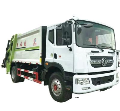 China Hotels Dongfeng 6 Wheel 12000L Garbage Compactor Truck 8240x2500x3250mm for sale