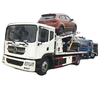 China Dongfeng 6ton 3 car carrier flatbed tow truck for sale 6 ton ISO CCC for sale