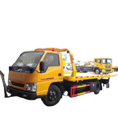 China Broken Car JMC Towing 3 Ton 1-6ton Capacity Tow Truck Japan Euro 3 Wrecker Road Lifting Flatbed Tow Truck For Sale Philippines for sale