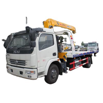 China Towing New Design Dongfeng 4X2 Street Roads Recovery Wrecker Tow Truck Broken Wrecker Truck Or Wrecker Truck With Crane For Sale for sale