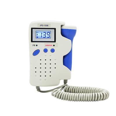 China Plastic Manufacturers Price 2.5Mhz LCD Screen Baby Heartbeat Monitor Fetal Doppler Pocket à venda