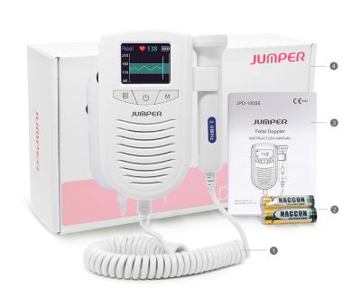 China Plastic Jumper Fetal Heart Acoustic Doppler Machine With CE Approved Homecare Doppler for sale