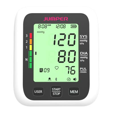 China Plastic digital 3 times pressure machine blood pressure monitor, PULLOVER JPD-HA100 Te koop