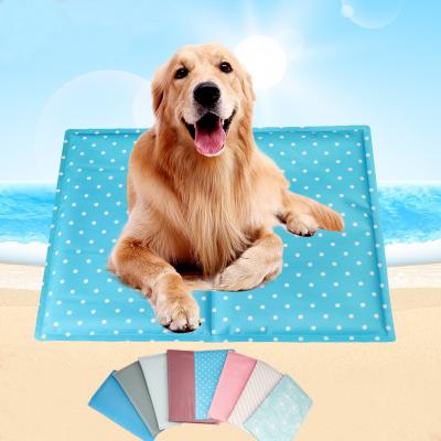 China Hand Wash Pet Ice Pad Cats Portable Sleeping Pet Sofa Portable Dog Cooling Cooling Cooling Pad Summer Pet Ice Pad Sleep Mat for sale