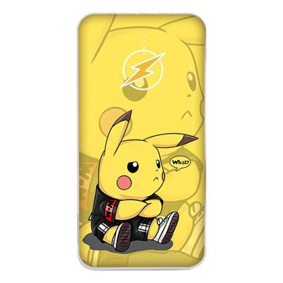 China Creative Mini Cartoon Comes multi-U left outlet with 20000mAh power bank portable fast four-wire charging power bank for sale