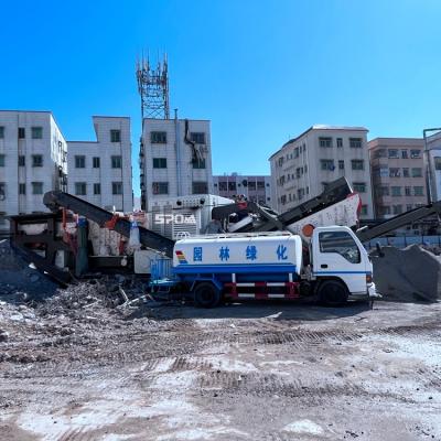 China High Efficiency Low Cost Mobile Rail Mounted Crusher And Screener Price Used In Construction Waste for sale