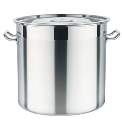 China Sustainable Heavy-duty Commercial Induction Saucepan Large Cooking Pots 400L Stainless Steel Metal Customized CLASSIC Soup & Stock Pots for sale