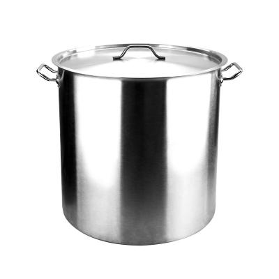 China Sustainable Factory Commercial Stainless Steel  Stockpot Cooking Pots Cookware Soup Bucket Stock Pot for sale